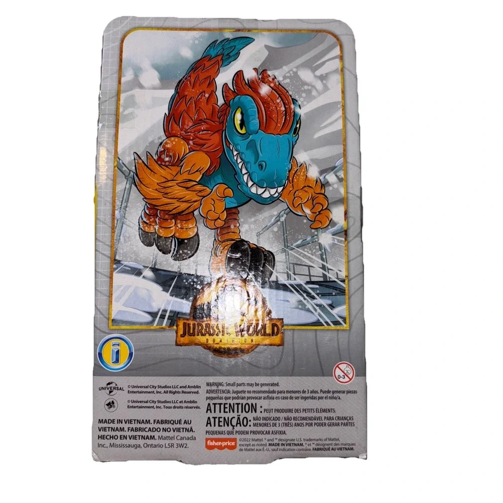 NEW! Fisher Price Imaginext Jurassic World XL Dominion Pyroraptor‎ Dinosaur